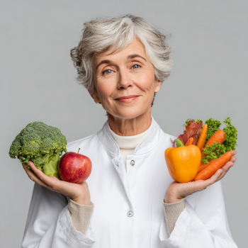 Активна літня пара готує здорову їжу